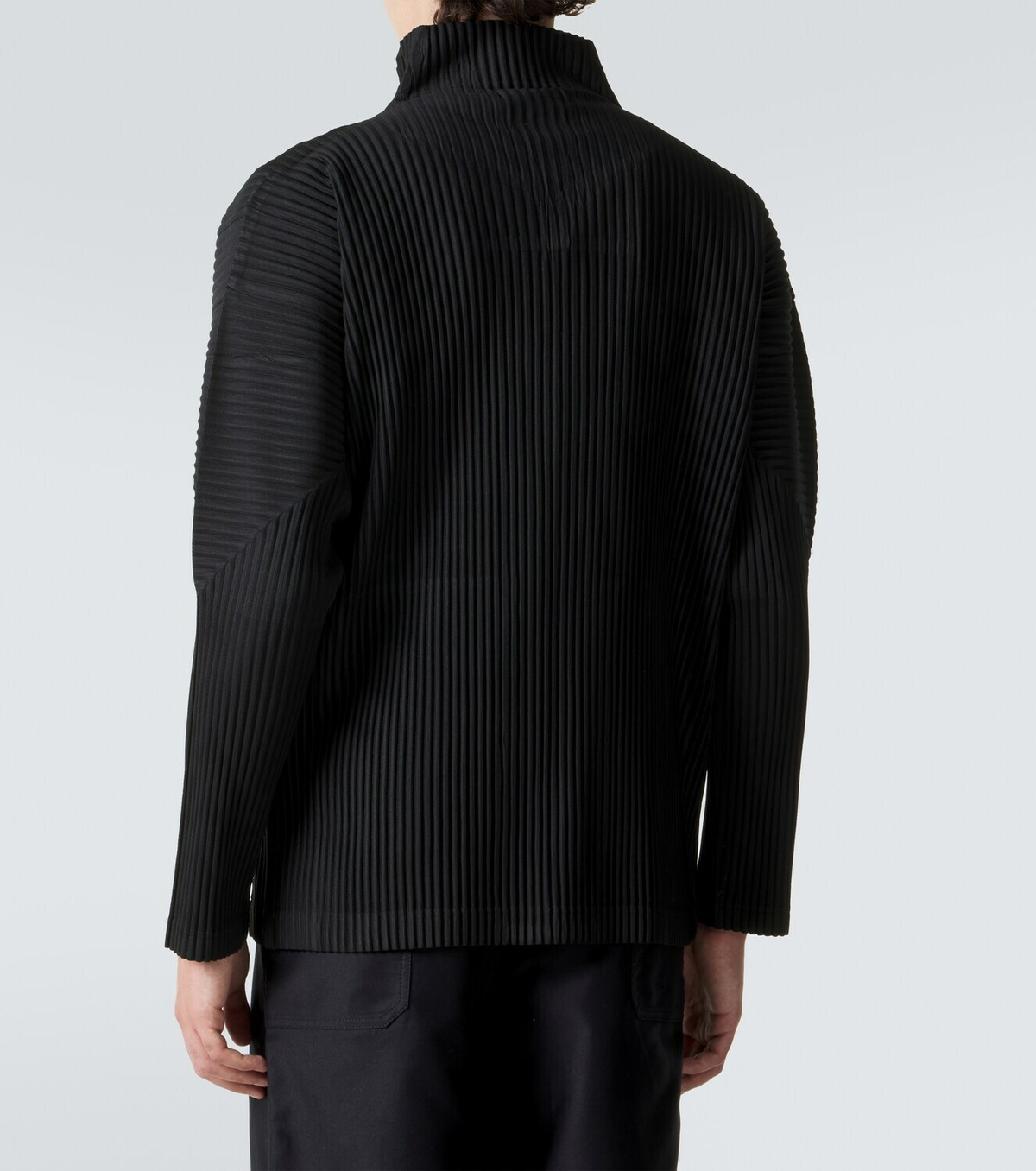 Homme Plissé Issey Miyake Basics pleated zip-up cardigan
