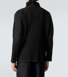 Homme Plissé Issey Miyake Basics pleated zip-up cardigan
