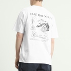 Café Mountain Men's Refuge T-Shirt in Natural/Aubergine