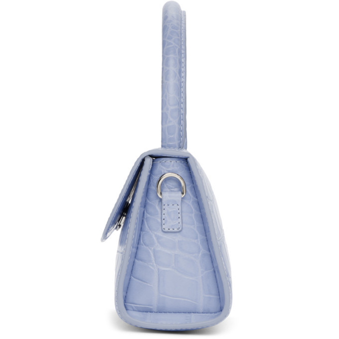 By Far Blue Croc Mini Bag By Far display picture 1