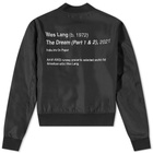 AMIRI Wes Lang Dual Skull Bomber Jacket in Black