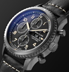 Breitling - Navitimer 8 Chronograph 43mm Black Steel and Leather Watch - Men - Black