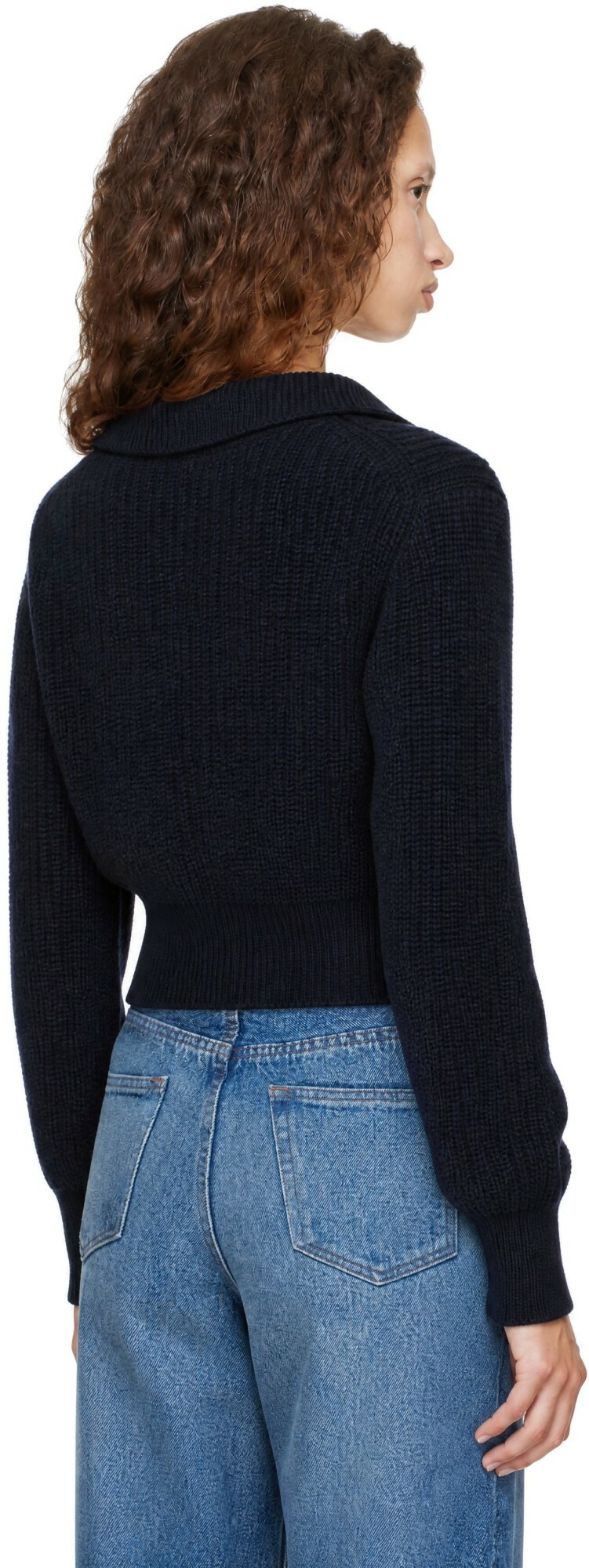A.P.C. Navy Jenn Cardigan
