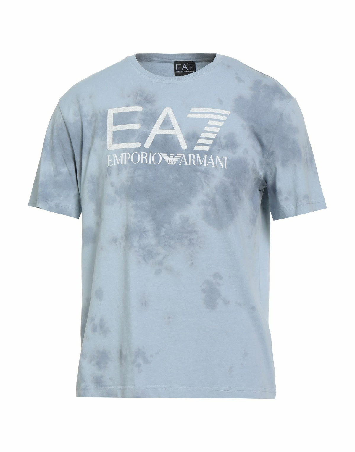 Ea7 Mens T-shirt Light in Blue