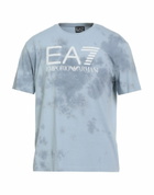 Ea7 Mens T-shirt Light in Blue