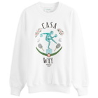 Casablanca Women's Statue En Marbre Sweatshirt in White