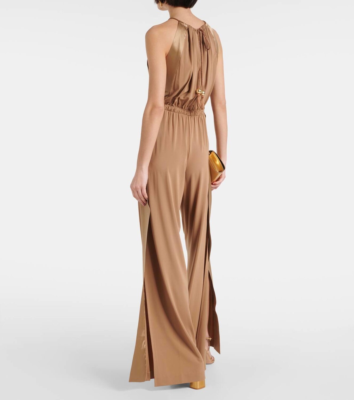 【送料&関税込】Max Mara Pleated Jumpsuit Satin jumpsuit | Max Mara