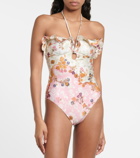 Zimmermann - Laurel floral swimsuit