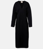 Plan C Cotton-blend midi dress
