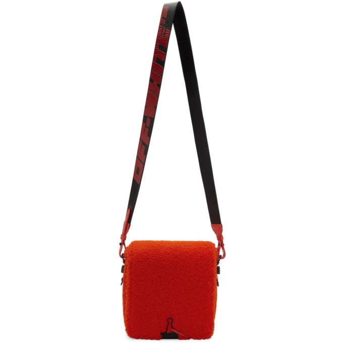 Photo: Off-White Red Binder Clip Bag