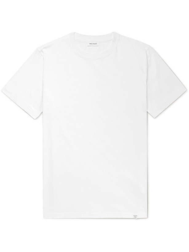 Photo: Norse Projects - Niels Organic Cotton-Jersey T-Shirt - White