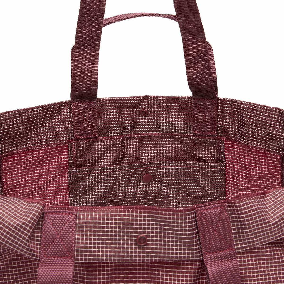 HAY Grid Weekend Bag - Small in Burgundy 