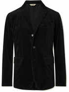 Aspesi - Kuki Garment-Dyed Cotton-Corduroy Blazer - Black