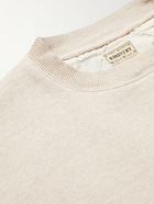 KAPITAL - Patchwork Cotton-Jersey Sweatshirt - Neutrals