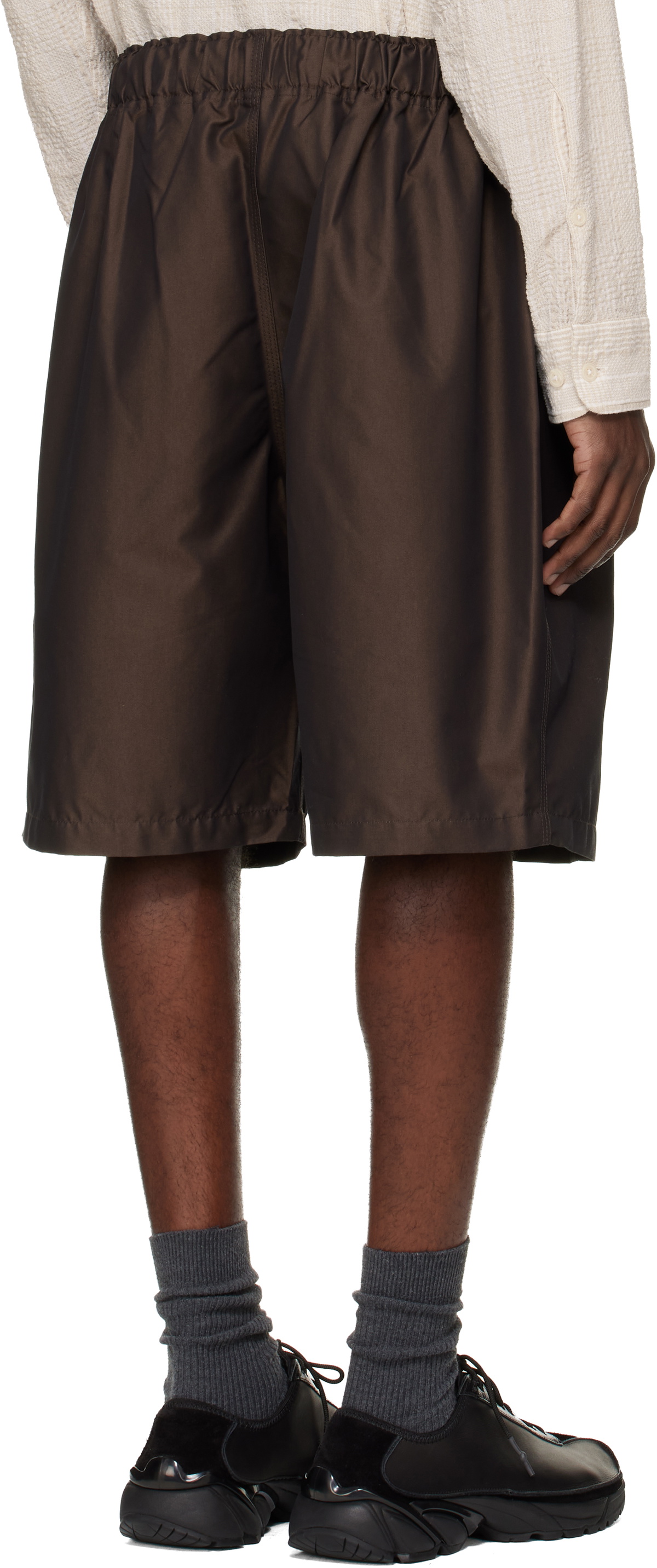 South2 West8 Brown Belted C.S. Shorts