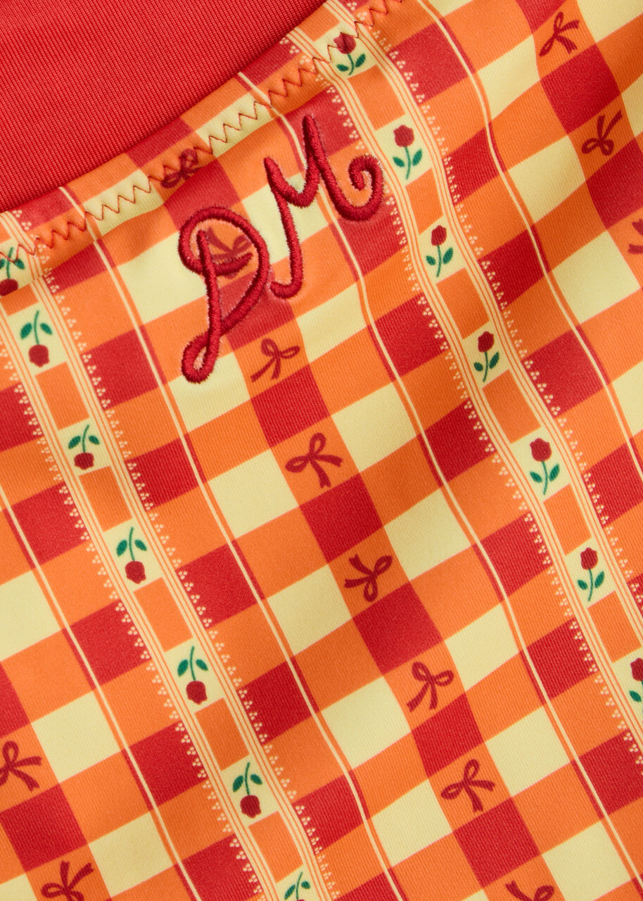 Damson Madder Jezebel Printed Bikini Briefs Orange