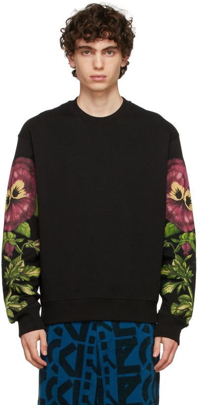 Photo: Kenzo Black Pansy Sweatshirt