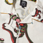 Brain Dead Tetsunori Tawaraya Seersucker Vacation Shirt in White/Multi