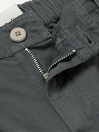 Folk - Prism Straight-Leg Cotton-Twill Cargo Trousers - Gray