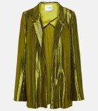 Galvan Nuage pleated blazer