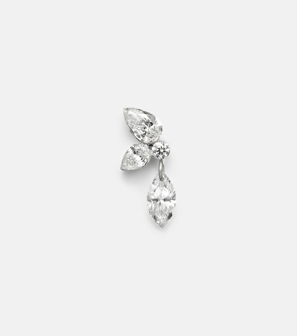 Maria Tash 18kt white gold (750/1000) earring with diamonds