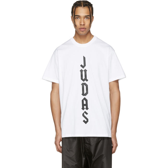 Photo: Givenchy White Judas T-Shirt