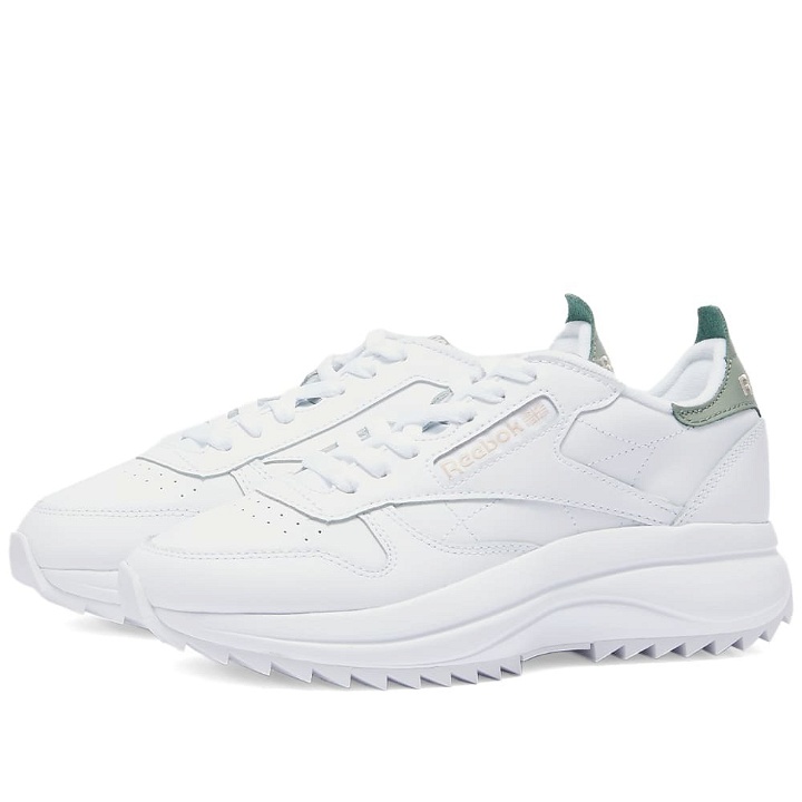 Photo: Reebok Men's Classic Leather SP Extra Sneakers in Harmony Green/Soft Ecru
