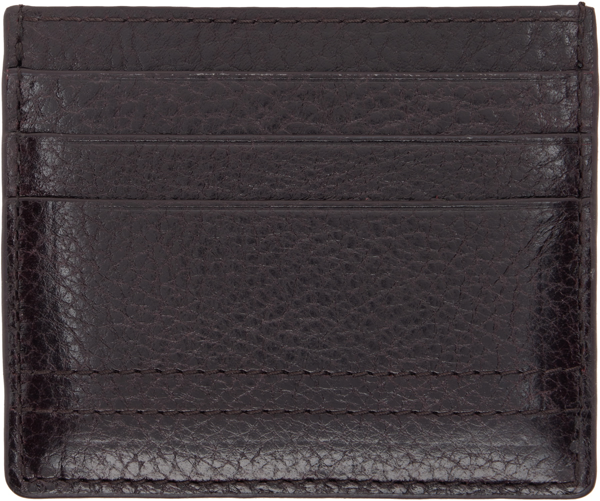 LEMAIRE Brown Gear Card Holder