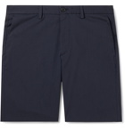 Theory - Zaine Slim-Fit Pinstriped Cotton-Blend Shorts - Blue