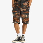 Endless Joy Men's Leopard Jungle Shorts in Multi