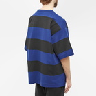 Dries Van Noten Men's Hein Bold Striped T-Shirt in Ink Blue