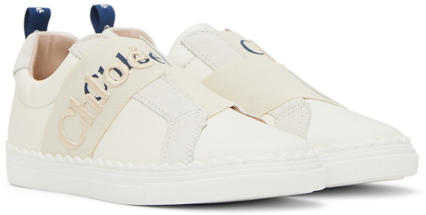 Chloé Kids Off-White Lauren Sneakers Chloe
