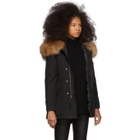 Mr and Mrs Italy Black London Parka