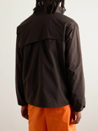 DIME - Trail Windbreaker Logo-Appliquéd Shell Jacket - Brown