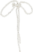 Pura Utz Transparent Sad Bow Ear Stick Single Earring