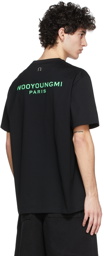 Wooyoungmi Black Glow-In-The-Dark Logo T-Shirt