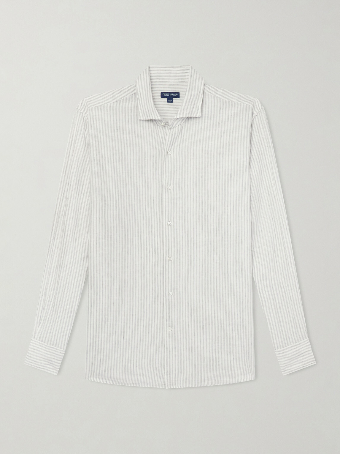 Peter Millar - Astino Lino Striped Cotton Shirt - White