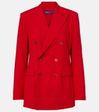 Ralph Lauren Collection Ramona double-breasted wool-blend blazer