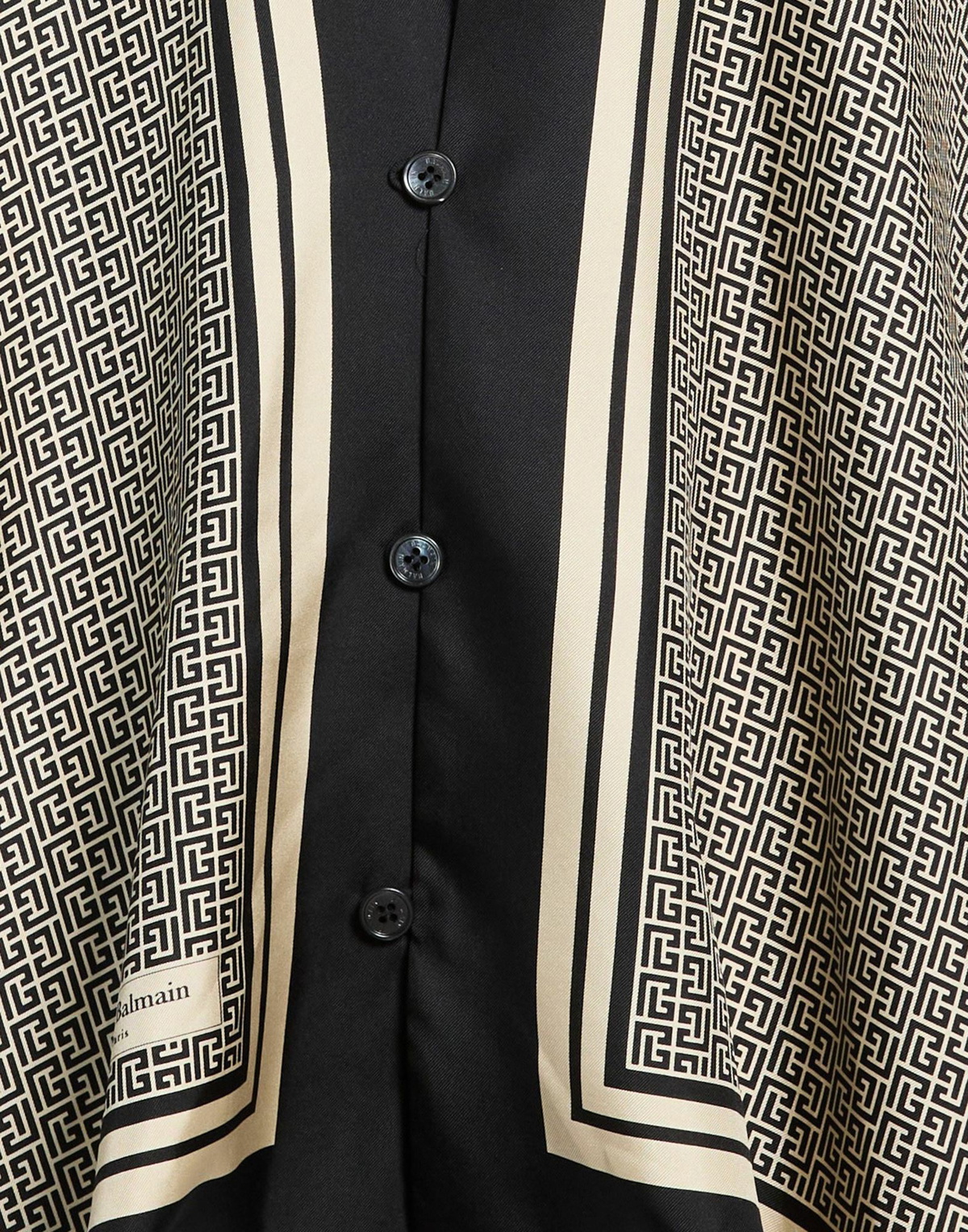 Balmain Mens Shirt in Black
