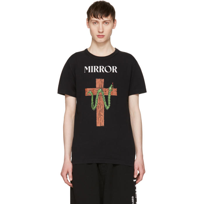 Photo: Off-White Black Snake Mirror T-Shirt