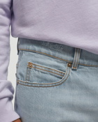 Erl Distressed Denim Pants Woven Blue - Mens - Jeans
