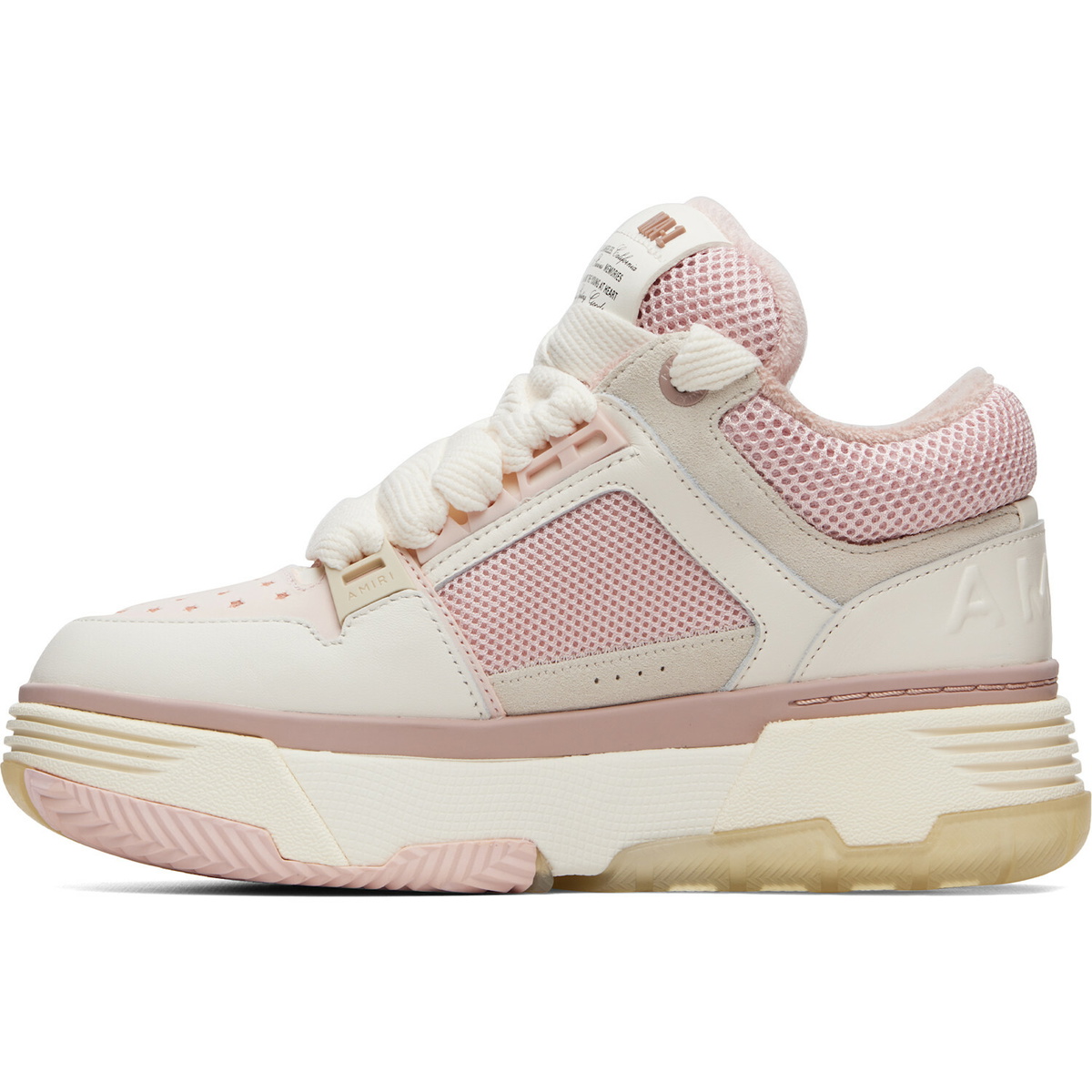 AMIRI Pink & White MA-1 Sneakers