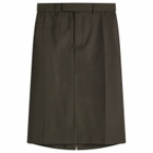 Martine Rose Women's Midi Skirt in Green