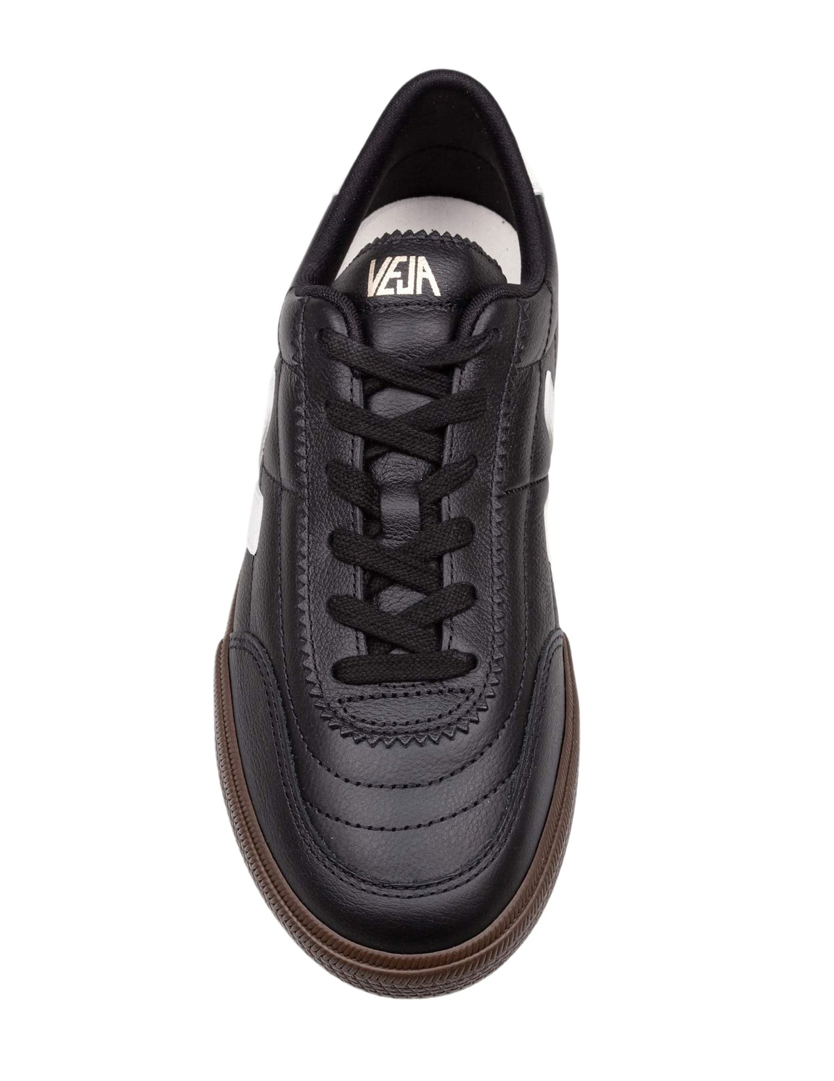 Veja Panenka Leather Sneakers Black And White