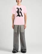 Raf Simons Mens T-shirt in Pink