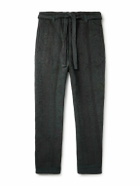 Kartik Research - Kantha Fauji Straight-Leg Cotton Trousers - Black