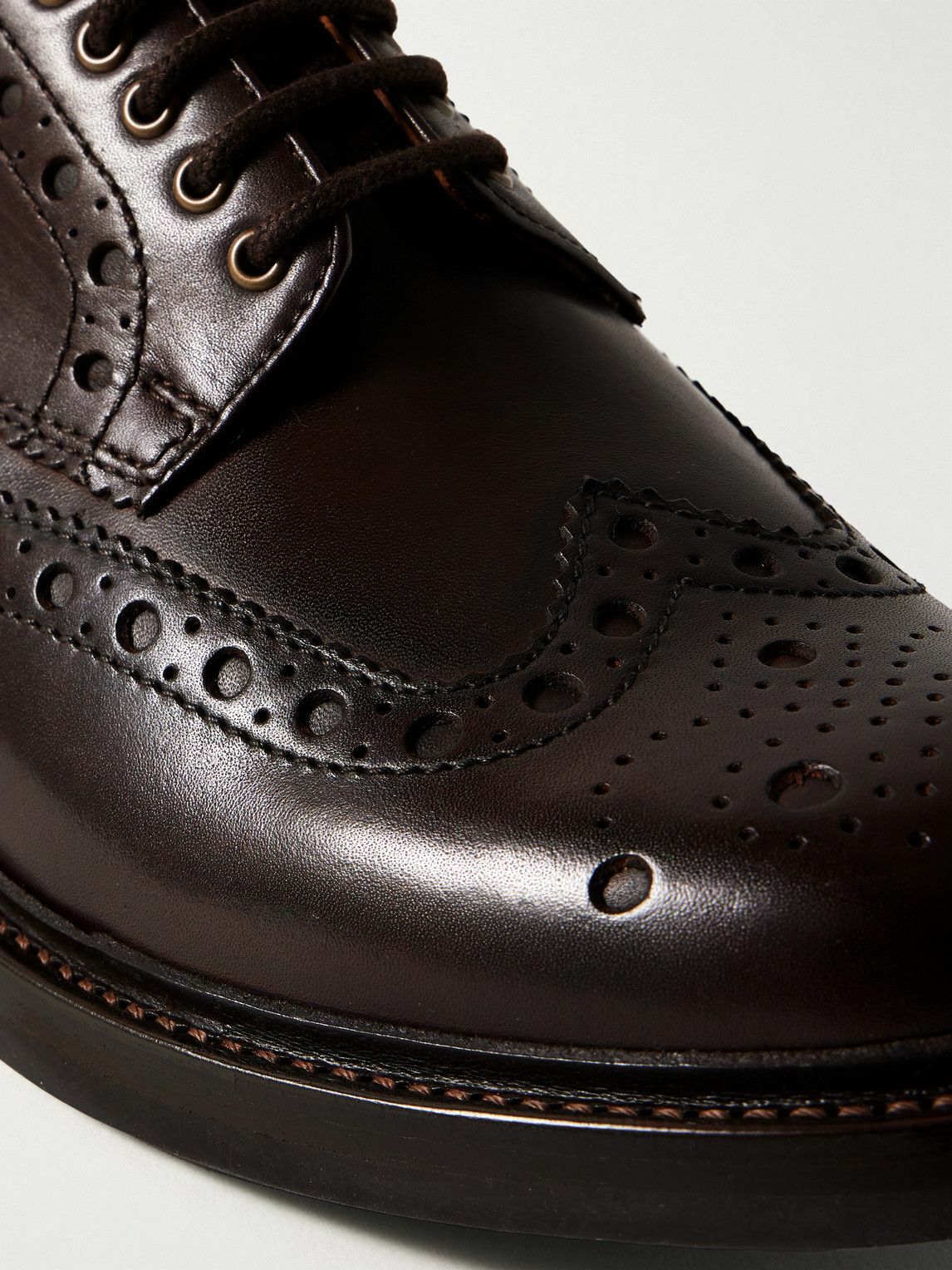 Grenson - Archie Leather Brogues - Brown
