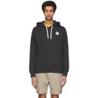 Saturdays NYC Black Ditch Daisy Patch Hoodie