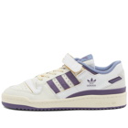 Adidas Forum 84 Low Sneakers in White/Tech Purple