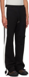SPENCER BADU Black Layered Sweatpants